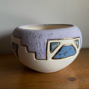 Vintage Native American Pottery Dish